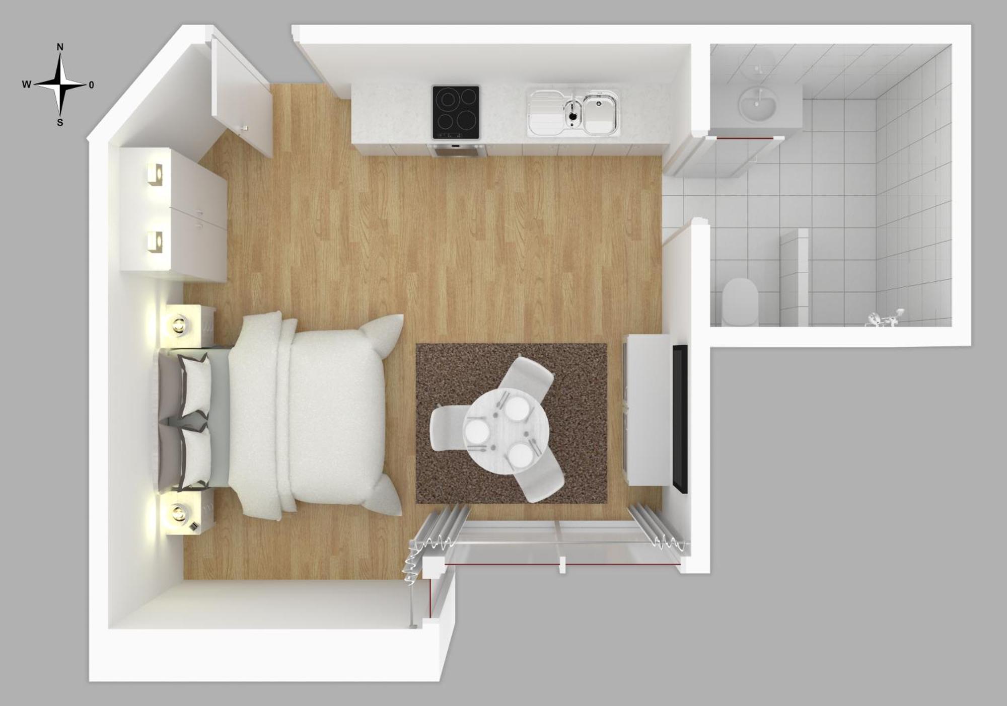 Moderne Neue Apartments Zum Wohlfuehlen Im Boardinghouse Bed & Butter Hasbergen Exterior foto